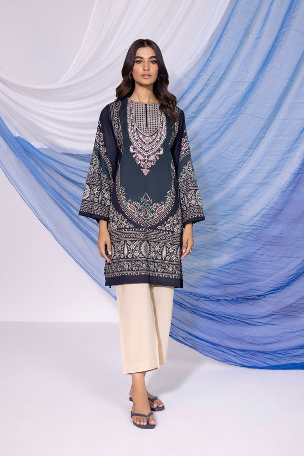 Sapphire- Embroidered Lawn Shirt