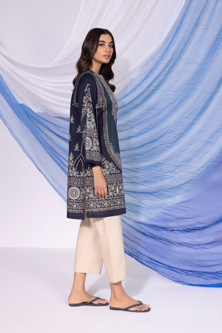 Sapphire- Embroidered Lawn Shirt