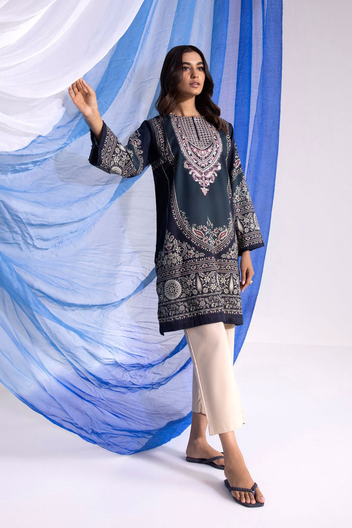 Sapphire- Embroidered Lawn Shirt