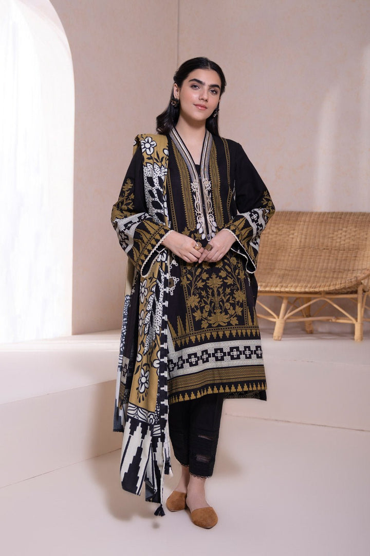 Sapphire- 2 Piece - Embroidered Khaddar Suit