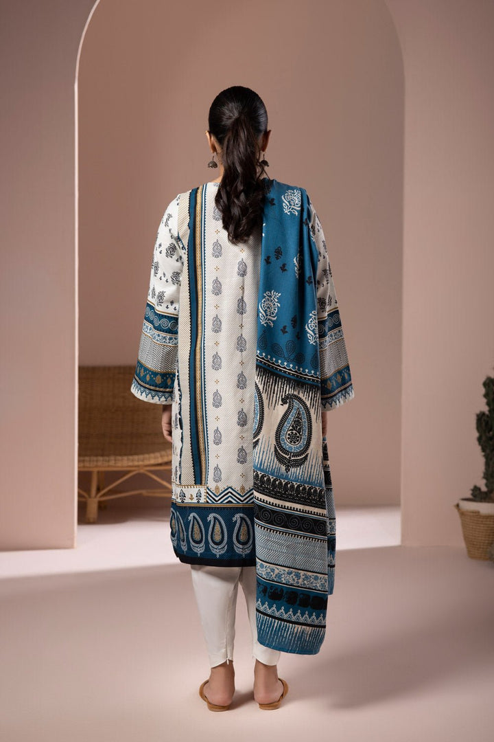 Sapphire- 2 Piece - Embroidered Khaddar Suit