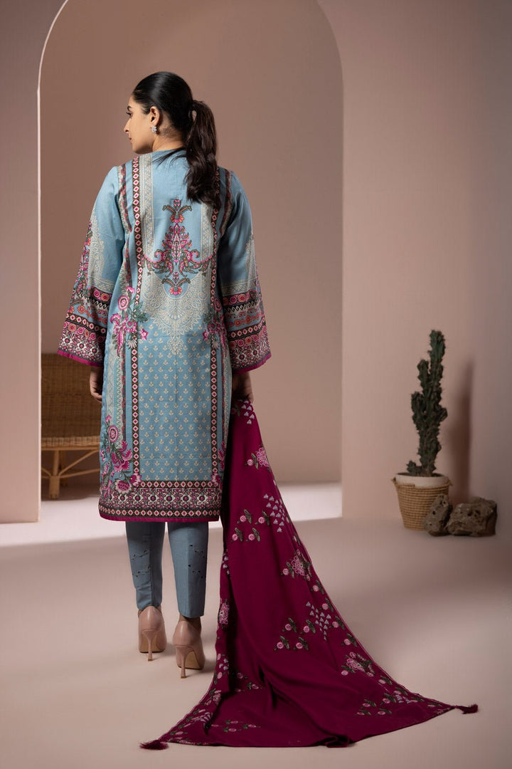 Sapphire- 2 Piece - Embroidered Twill Suit