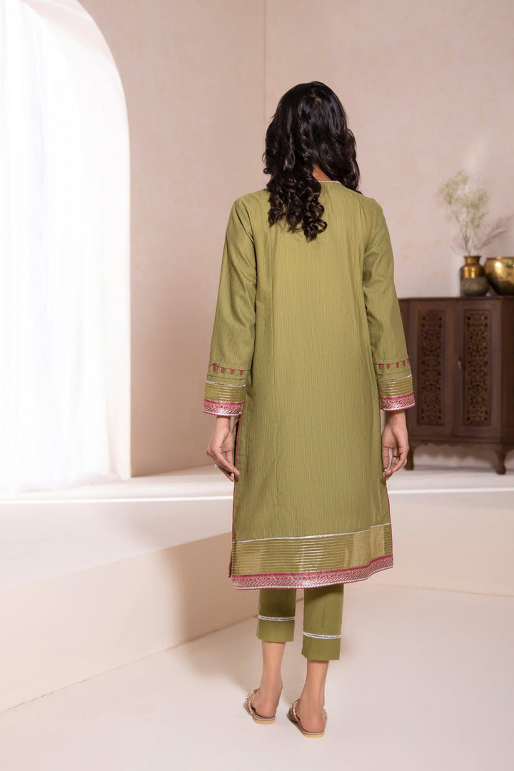 Sapphire- 2 Piece - Embroidered Khaddar Suit