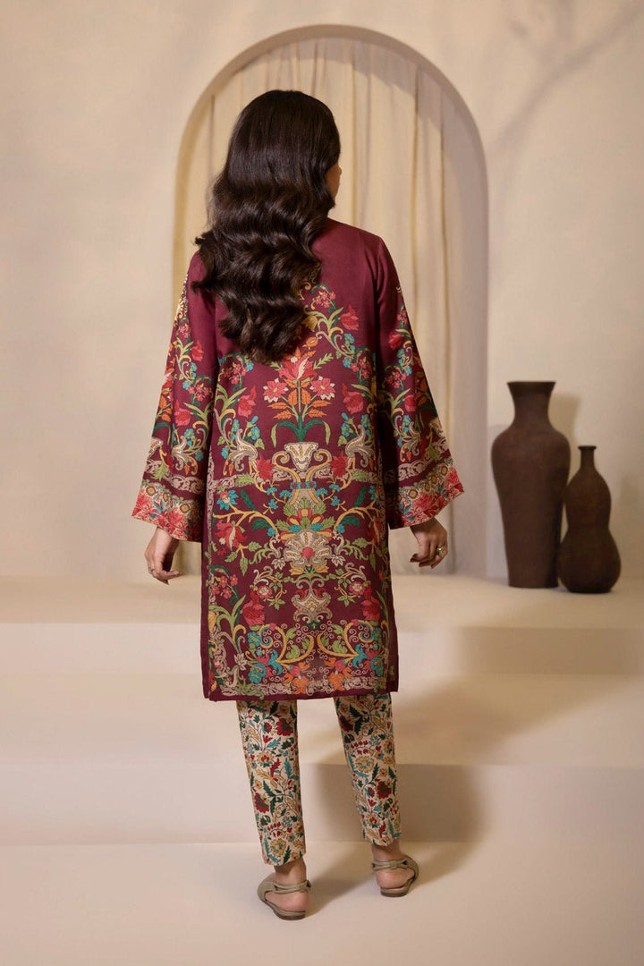 Sapphire- 2 Piece - Embroidered Khaddar Suit