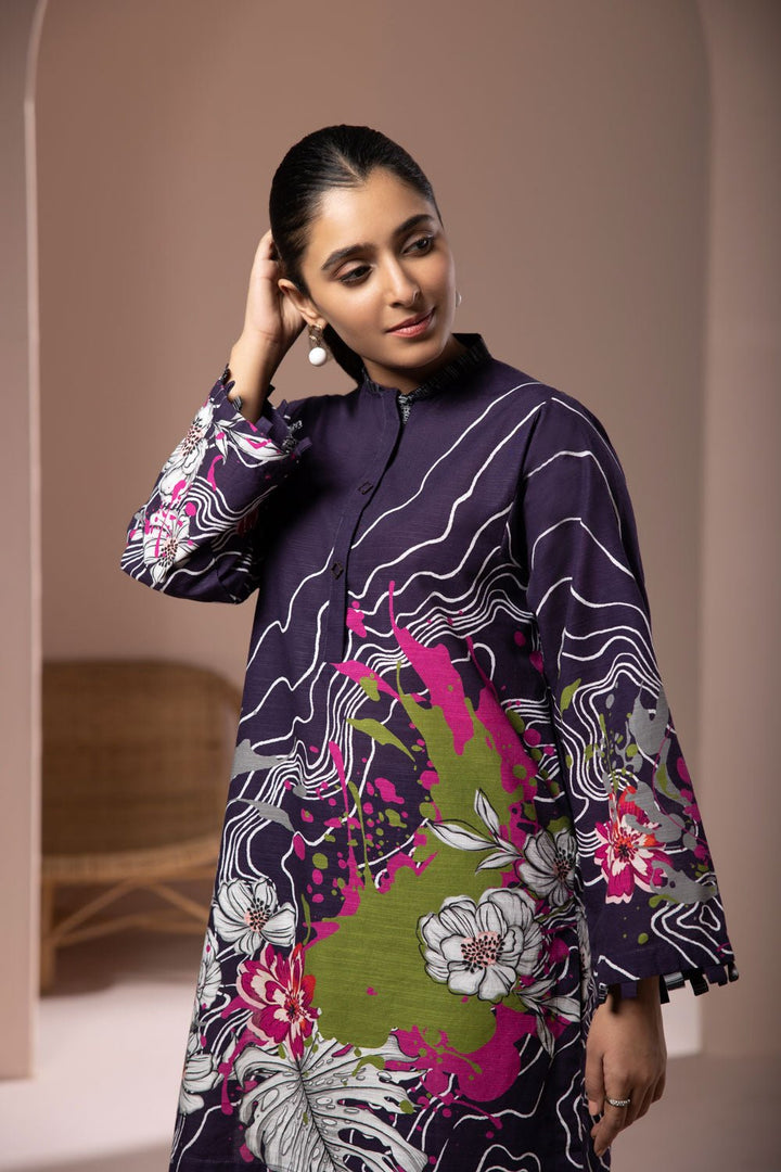 Sapphire- 2 Piece - Printed Khaddar Suit