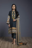 Sapphire - 3 Piece - Embroidered Suit Cotton