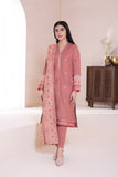 Sapphire -  3 Piece - Embroidered Cotton Satin Suit