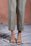 Sapphire - Embroidered Jacquard Pants