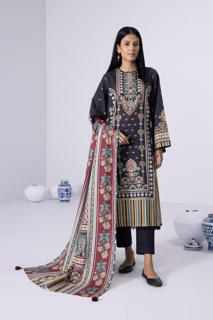 Sapphire- 3 Piece - Printed Khaddar Suit