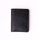 JILD - Compact Leather Wallet - Black