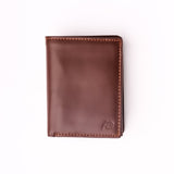 JILD - Compact Leather Wallet - Brown