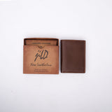 JILD - Compact Leather Wallet - Brown