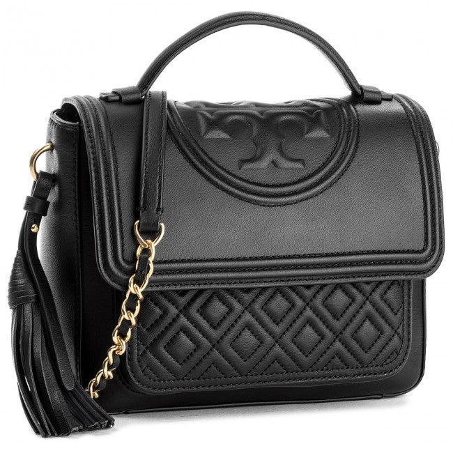 Tory Burch Fleming Satchel Black