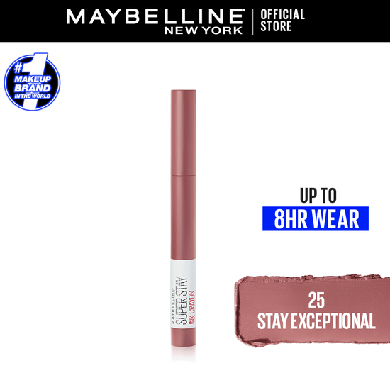 Maybelline New York- SuperStay Ink Crayon Lipstick 25 Stay Exceptional