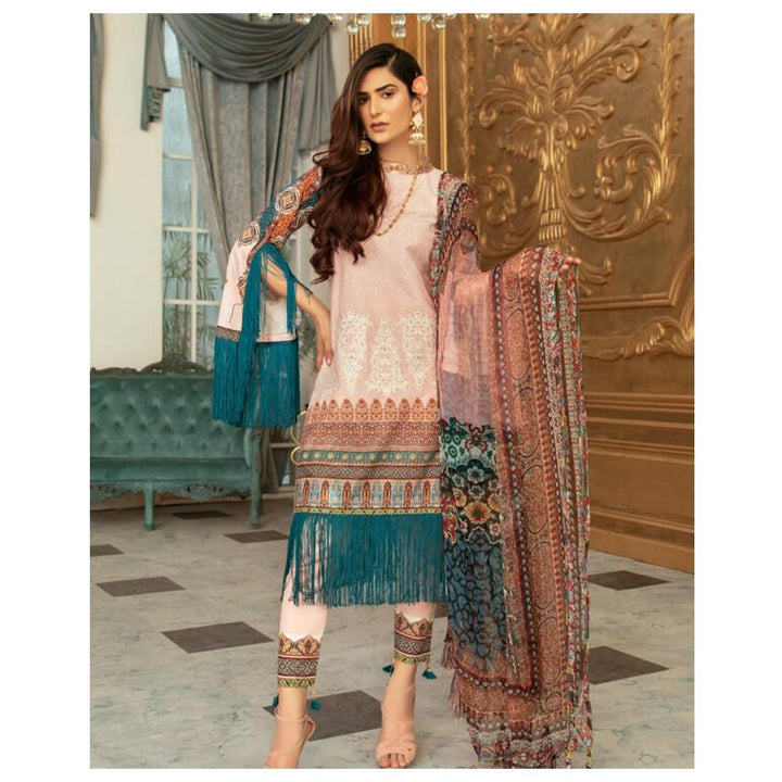 Amor – 3 Piece Embroidered Unstitched Lawn