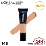 LOreal Paris Infallible 24H Matte Cover Liquid Foundation - 145 Rose Beige
