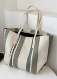 The original Striped Pattern Shoulder Tote Bag