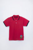 Sapphire Polo Shirt with Badge
