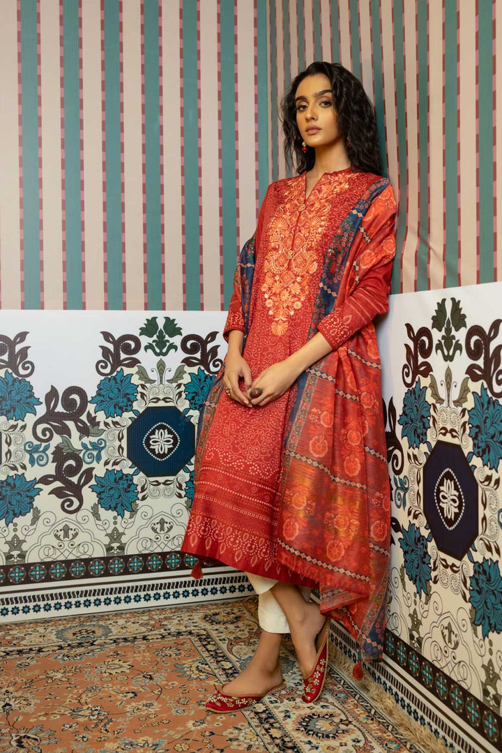 Sapphire- 2 Piece - Embroidered Lawn Suit