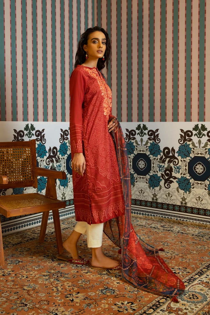 Sapphire- 2 Piece - Embroidered Lawn Suit