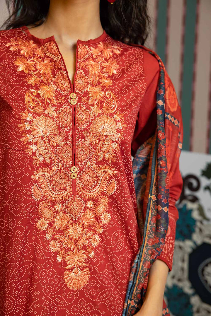 Sapphire- 2 Piece - Embroidered Lawn Suit