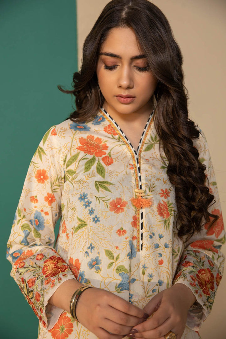 Sapphire- 2 Piece - Embroidered Lawn Suit