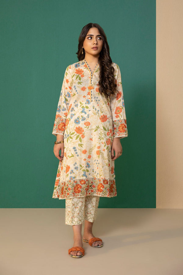 Sapphire- 2 Piece - Embroidered Lawn Suit