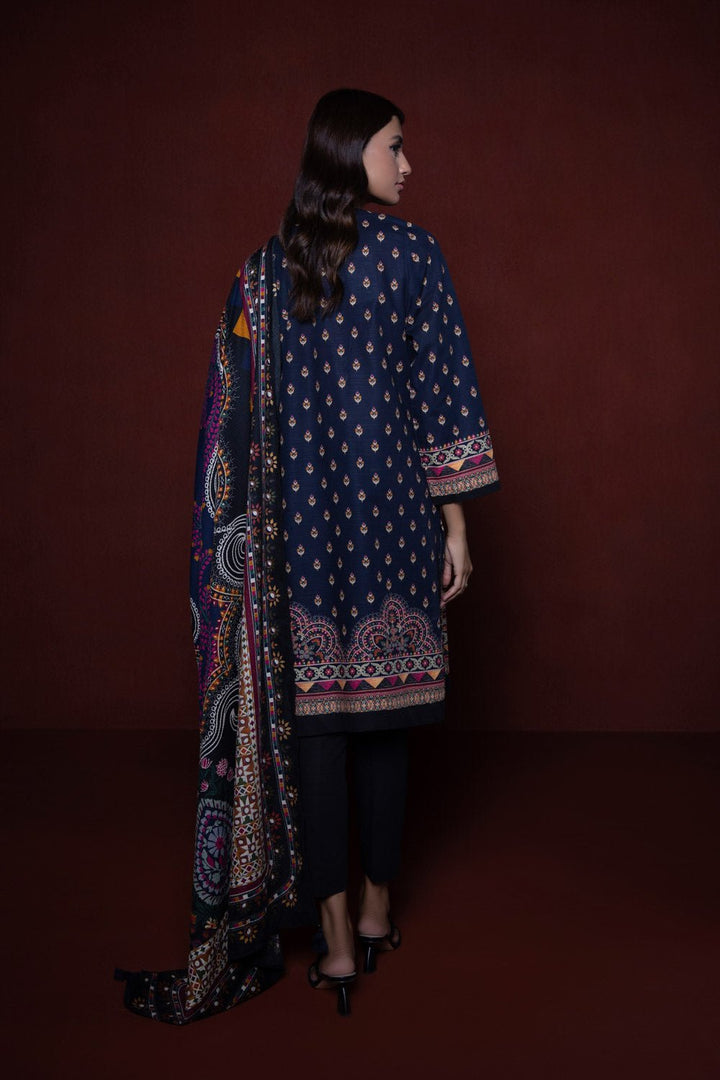 Sapphire- 2 Piece - Embroidered Khaddar Suit