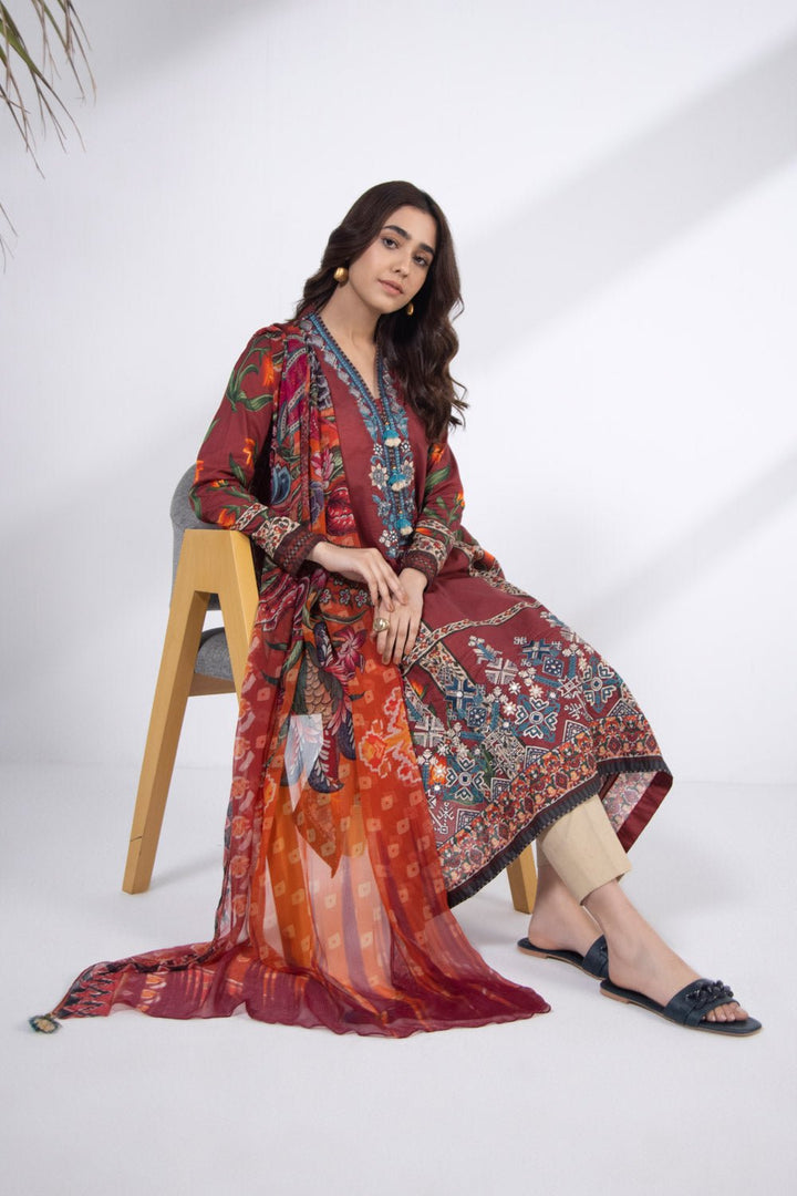 Sapphire- 2 Piece - Embroidered Lawn Suit