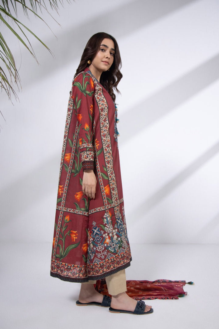 Sapphire- 2 Piece - Embroidered Lawn Suit