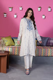 Sapphire-2 Piece - Embroidered Melange Suit