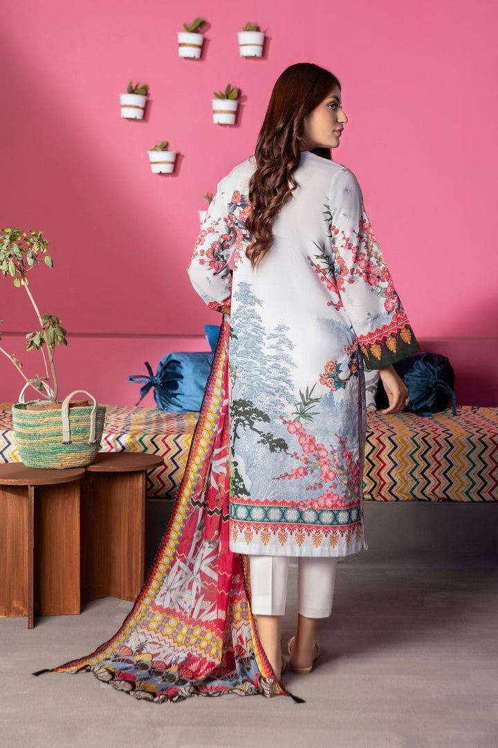 Sapphire- 2 Piece - Embroidered Lawn Suit