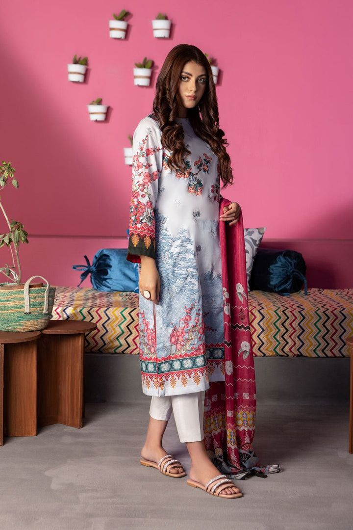 Sapphire- 2 Piece - Embroidered Lawn Suit