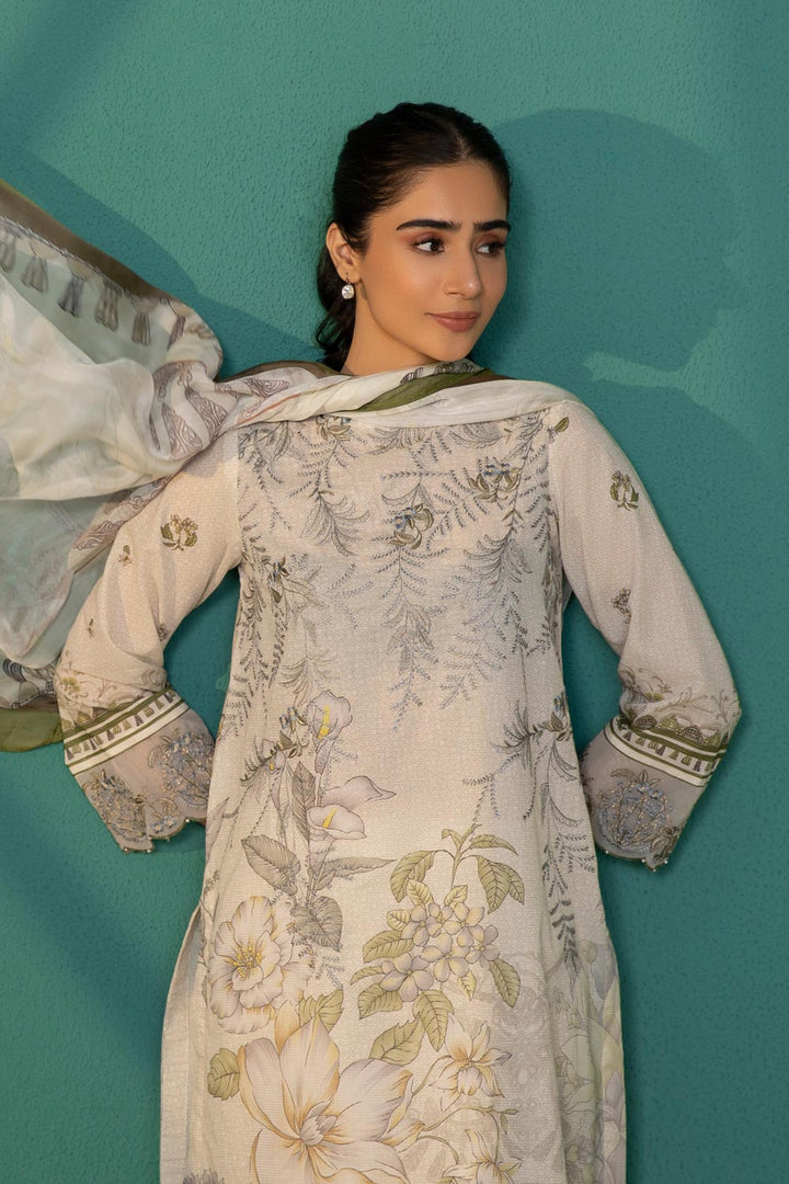 Sapphire- 2 Piece - Embroidered Lawn Suit