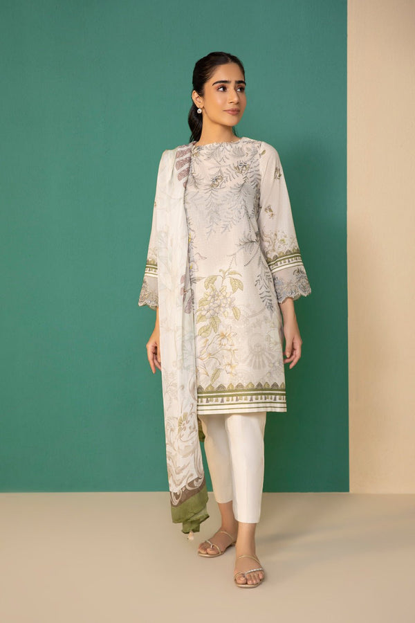 Sapphire- 2 Piece - Embroidered Lawn Suit