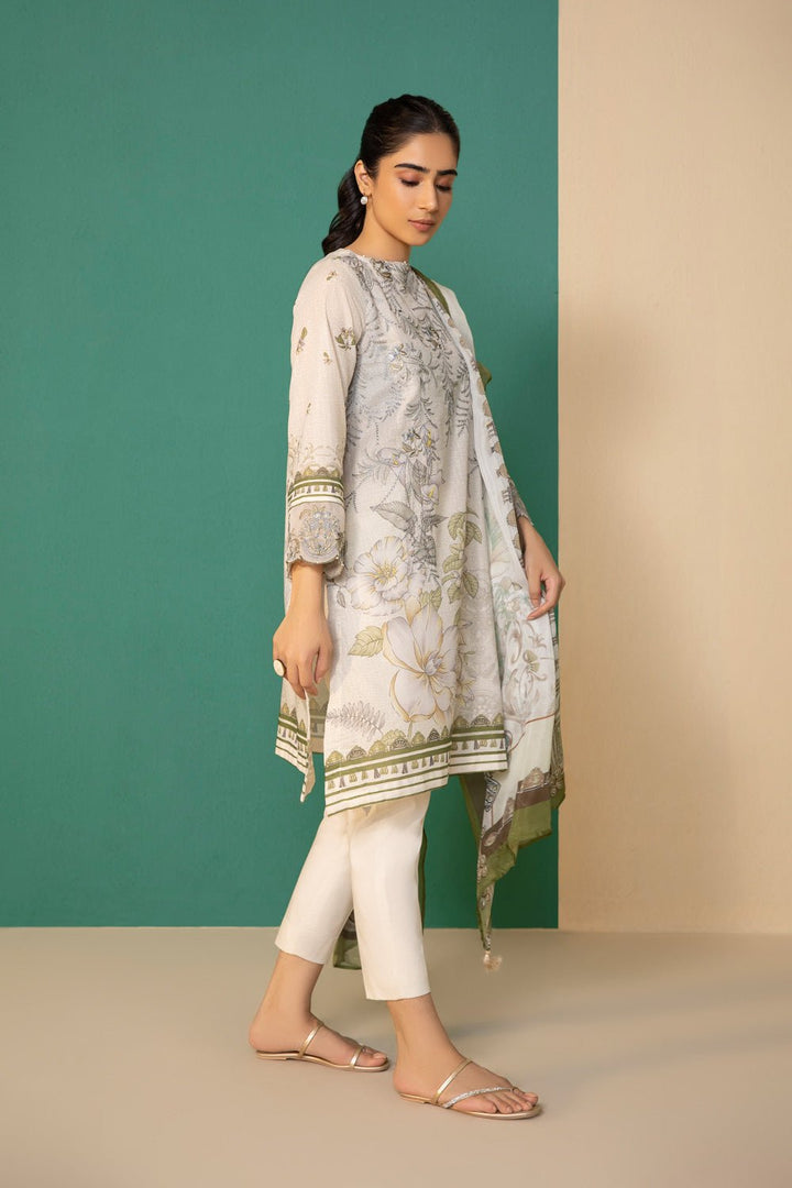 Sapphire- 2 Piece - Embroidered Lawn Suit