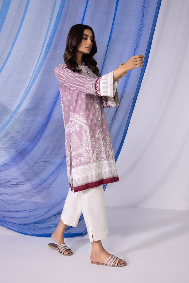 Sapphire- Embroidered Lawn Shirt