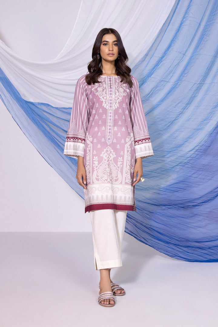 Sapphire- Embroidered Lawn Shirt