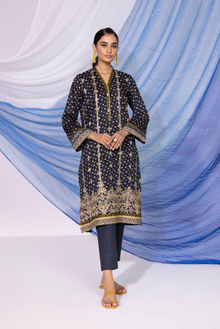 Sapphire- Embroidered Lawn Shirt