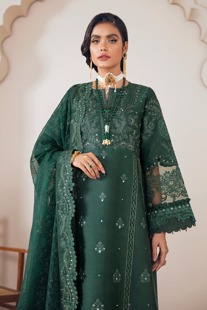 Barouqe- Embroidered Jacquard Lawn Sl09-D01