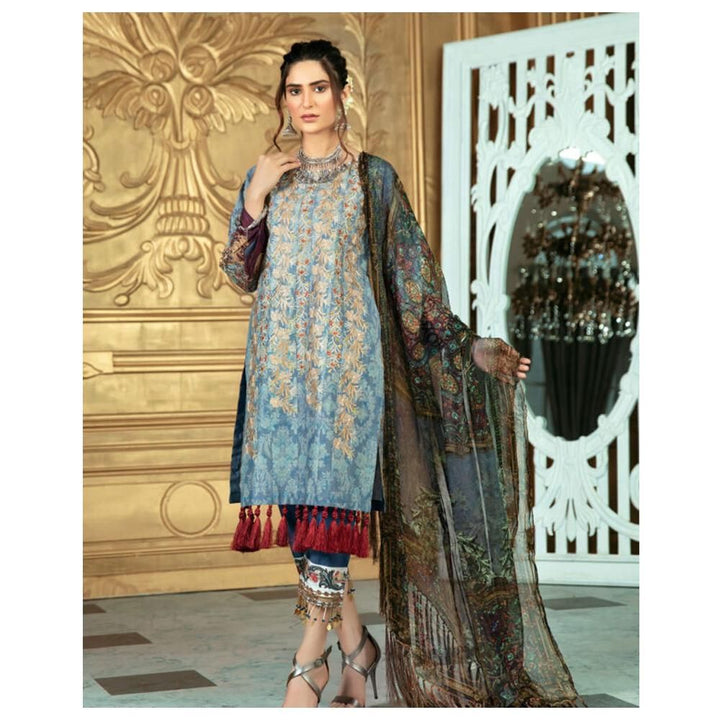 Amare – 3 Piece Embroidered Unstitched Lawn