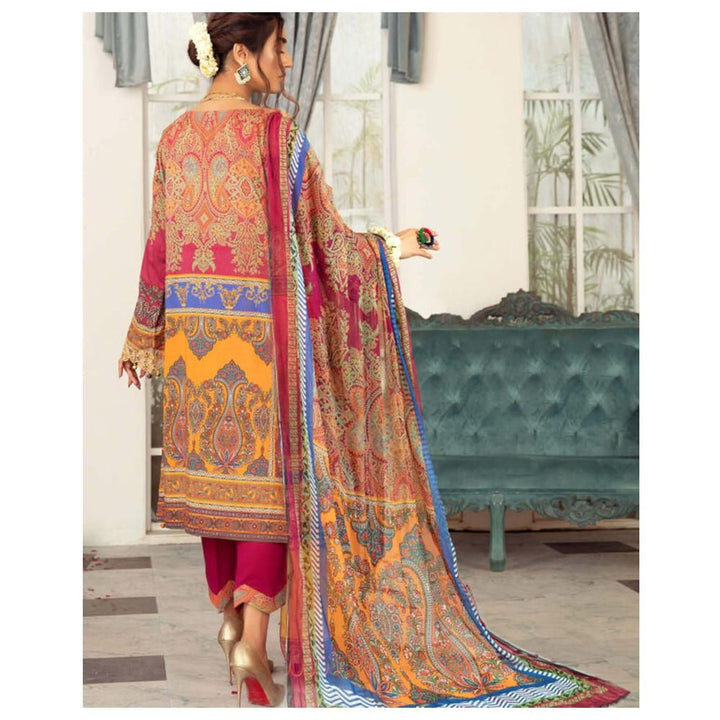 Ruby – 3 Piece Embroidered Unstitched Lawn