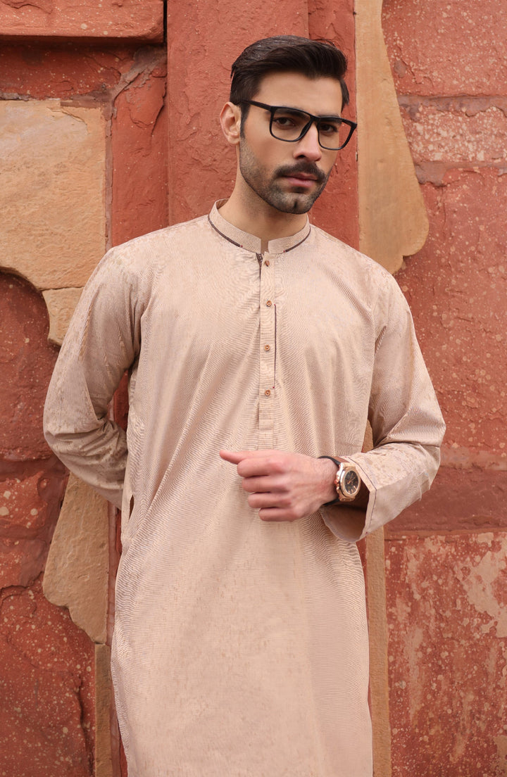 Summer'22 Men Kurta Casual Styling Beige