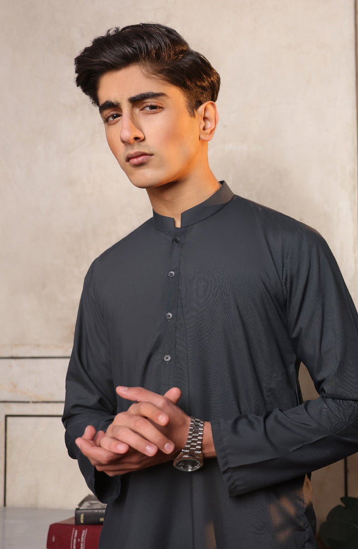 Summer'22 Teens Plain Kameez Shalwar Green