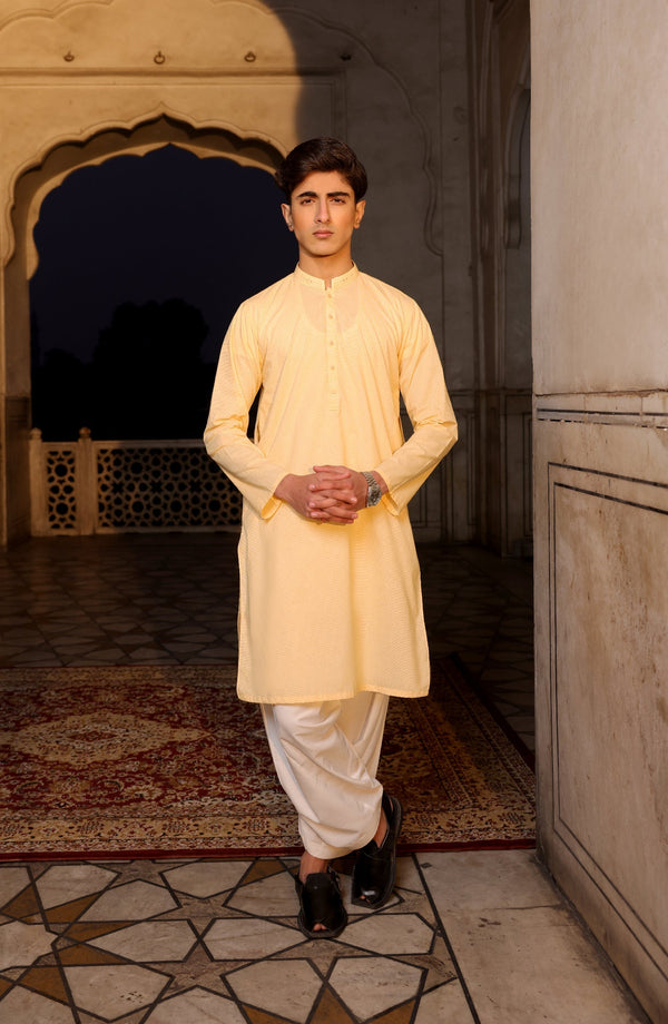 Summer'22 Teens Styling Kurta Yellow