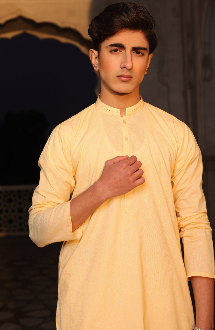 Summer'22 Teens Styling Kurta Yellow