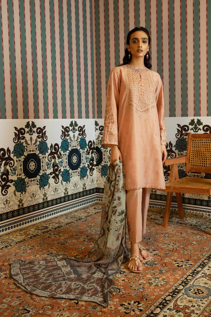 Sapphire- 3 Piece - Embroidered Lawn Suit