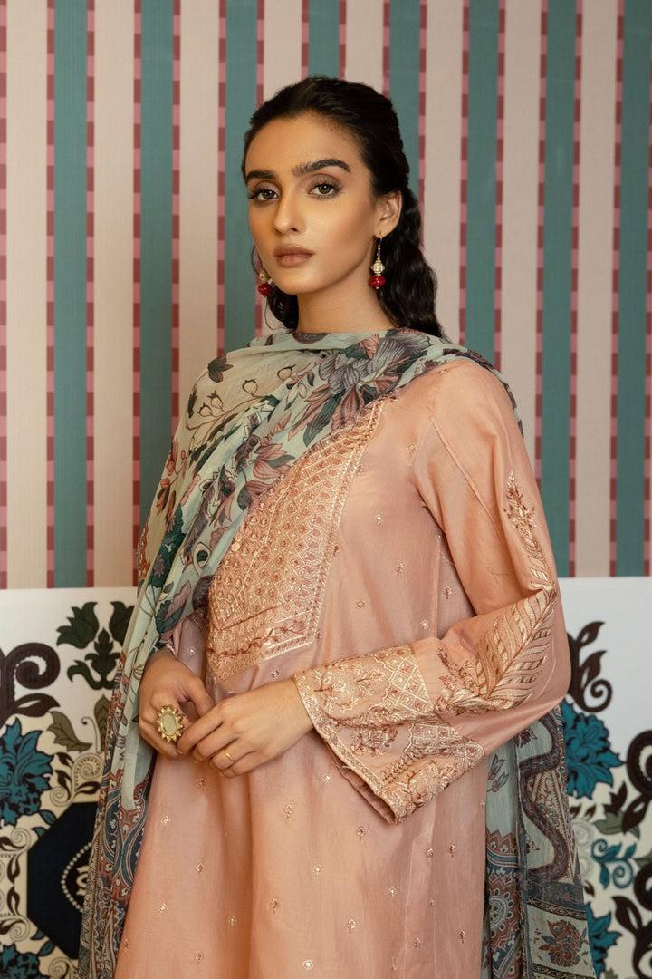 Sapphire- 3 Piece - Embroidered Lawn Suit