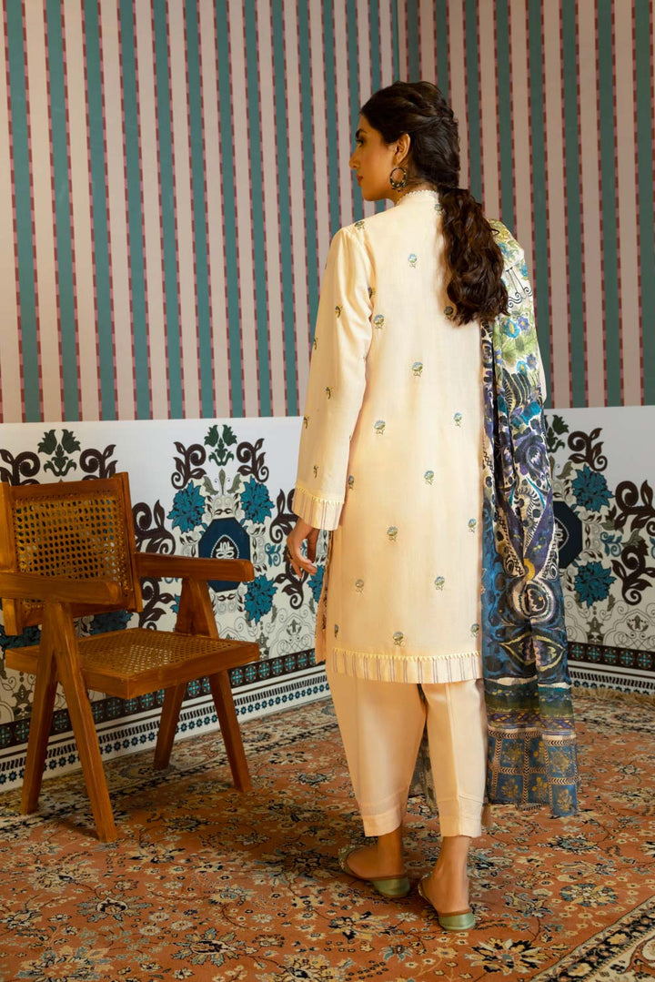 Sapphire- 3 Piece - Embroidered Lawn Suit