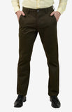 IGNITE-Olive Stretchable Dye Over Chino for Men